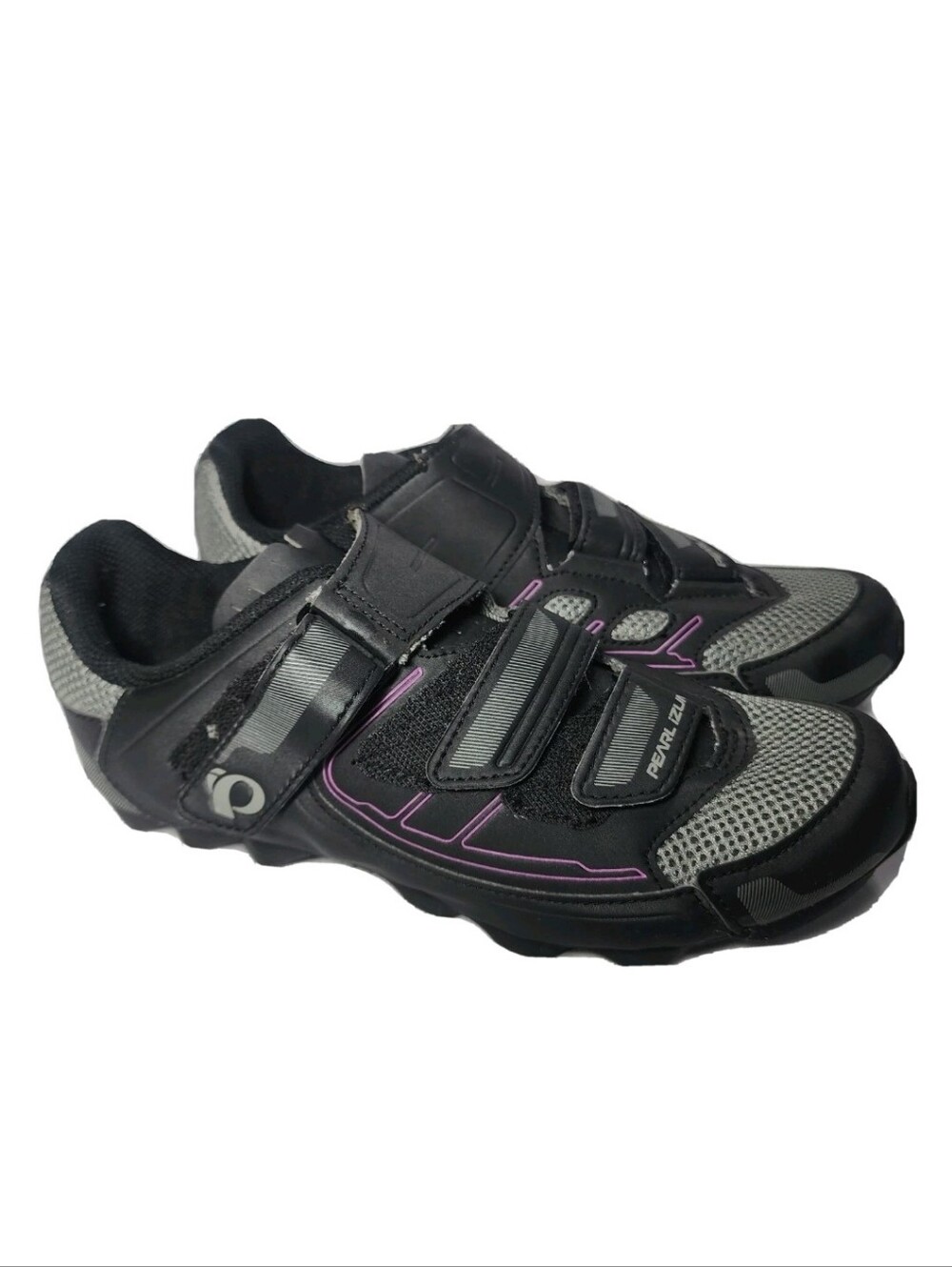 Black Cycling Bike Shoes Pearl Izumi All Road III Womens Leather Size 41.5